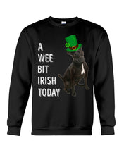 Load image into Gallery viewer, Patterdale Terrier Irish Today St. Patrick's Day Printed Mug Sweatshirt
