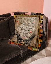 Load image into Gallery viewer, Happily Ever After Hand In Hand Gift For Husband Fleece Blanket

