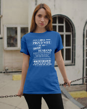 Load image into Gallery viewer, I Am A Proud Wife Of An Irish Husband Gift For Family Guys Tee
