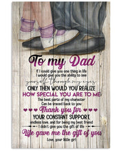 Load image into Gallery viewer, How Special You Are To Me Shoes Daughter Gift For Dad Vertical Poster
