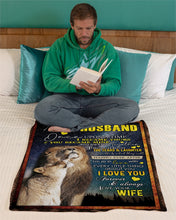 Load image into Gallery viewer, Through Both The Tears And Laughter Gift For Husband Fleece Blanket
