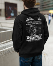 Load image into Gallery viewer, Amazing Gift For Husband She Love Me So Much Skull Hoodie
