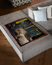 Load image into Gallery viewer, Through Both The Tears And Laughter Gift For Husband Fleece Blanket
