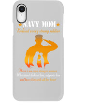 Load image into Gallery viewer, Son Gift For Navy Mom Behind Every Strong Soldier Phone case

