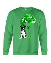 Load image into Gallery viewer, Border Collie Patrick Balloons St. Patrick's Day Color Changing Mug Sweatshirt
