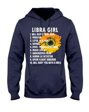 Load image into Gallery viewer, Birthday Gift For Libra Girl Will Bury You With A Smile Hoodie
