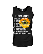 Load image into Gallery viewer, Birthday Gift For Libra Girl Will Bury You With A Smile Unisex Tank Top
