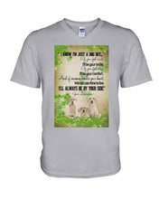 Load image into Gallery viewer, I'll Always Be By Your Side Labrador Clover St Patrick's Day Gift Guys V-Neck
