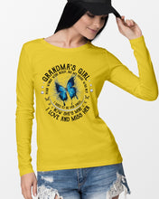 Load image into Gallery viewer, Blue Butterfly Gift For Angel Grandma Your Wings Were Ready Unisex Long Sleeve
