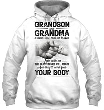 Load image into Gallery viewer, Can't Be Broken Grandma And Grandson Hoodie
