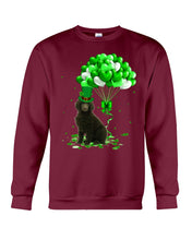 Load image into Gallery viewer, Standard Poodle Patrick Balloons St. Patrick's Day Color Changing Mug Sweatshirt
