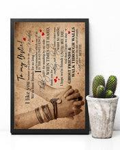 Load image into Gallery viewer, Walk Through Walls Hand In Hand Gift For Bestie Vertical Poster

