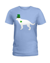 Load image into Gallery viewer, German Shepherd Leprechaun St. Patrick's Day Color Changing Mug Ladies Tee
