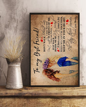 Load image into Gallery viewer, Keep Me In Your Heart Gift For Best Friend Vertical Poster
