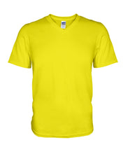 Load image into Gallery viewer, Son Gift For Navy Mom Behind Every Strong Soldier Guys V-Neck
