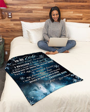 Load image into Gallery viewer, Love You To The Moon Snowflake Gift For Wife Fleece Blanket
