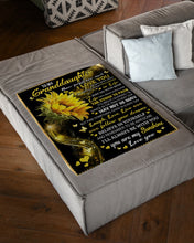 Load image into Gallery viewer, Sunflower Always Be With You Gift For Granddaughter Fleece Blanket
