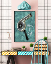 Load image into Gallery viewer, Oil Painting Blow It Out Meaningful Gift For Hairdresser Vertical Poster
