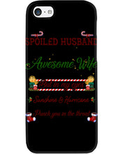 Load image into Gallery viewer, Perfect Gift For Husband Christmas Punch You In The Threat Phone case
