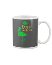 Load image into Gallery viewer, Flamingo Long On Luck Green St. Patrick's Day Printed Mug Mug
