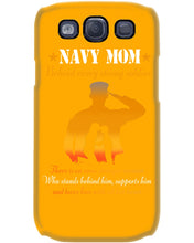 Load image into Gallery viewer, Son Gift For Navy Mom Behind Every Strong Soldier Phone case
