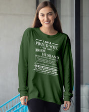 Load image into Gallery viewer, I Am A Proud Wife Of An Irish Husband Gift For Family Unisex Long Sleeve
