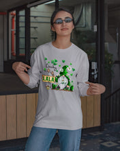 Load image into Gallery viewer, Leprechaun Gnome One Lucky Lala Clover St Patrick's Day Gift Unisex Long Sleeve
