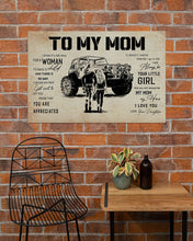 Load image into Gallery viewer, Daughter Gift For Mom Jeep You Are Appreciated Horizontal Poster
