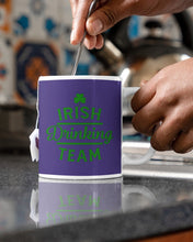 Load image into Gallery viewer, Irsih Drinking Team Green Shamrock St Patrick's Day Mug
