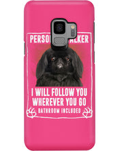 Load image into Gallery viewer, Black Pekingese Personal Stalker St. Patrick's Day Printed Mug Phone case
