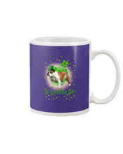 Load image into Gallery viewer, Bulldog Leprechaun Clover St Patrick's Day Gift For Dog Lovers Mug
