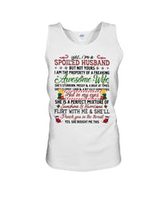 Load image into Gallery viewer, Perfect Gift For Husband Christmas Punch You In The Threat Unisex Tank Top
