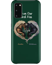 Load image into Gallery viewer, Horses From Our First Kiss Custom Name Gift For Girlfriend Phone case
