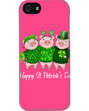 Load image into Gallery viewer, Pig Wear Plaid Shirt And Top Hat St Patrick's Day Gift Phone case
