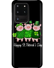 Load image into Gallery viewer, Pig Wear Plaid Shirt And Top Hat St Patrick's Day Gift Phone case
