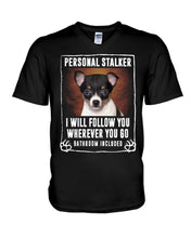 Load image into Gallery viewer, Toy Fox Terrier Will Follow You St. Patrick's Day Printed Mug Guys V-Neck
