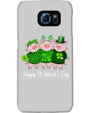 Load image into Gallery viewer, Pig Wear Plaid Shirt And Top Hat St Patrick's Day Gift Phone case
