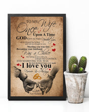 Load image into Gallery viewer, God Knew My Heart Needed You Gift For Wife Vertical Poster
