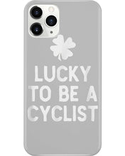Load image into Gallery viewer, Lucky To Be A Biker Pilot Clover St Patrick's Day Gift Phone case
