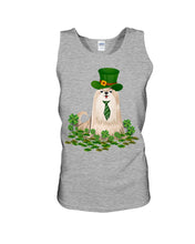 Load image into Gallery viewer, Shih Tzu With Green Tie St Patrick's Day Gift For Dog Lovers Unisex Tank Top
