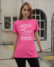 Load image into Gallery viewer, I Am A Proud Wife Of An Irish Husband Gift For Family Guys Tee
