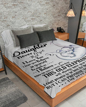Load image into Gallery viewer, This Old Elephant Will Always Have Your Back Mom Gift For Daughter Sherpa Blanket
