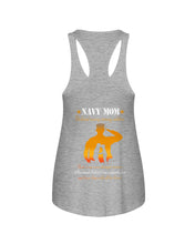 Load image into Gallery viewer, Son Gift For Navy Mom Behind Every Strong Soldier Ladies Flowy Tank
