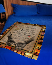 Load image into Gallery viewer, Happily Ever After Hand In Hand Gift For Husband Fleece Blanket
