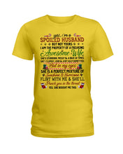 Load image into Gallery viewer, Perfect Gift For Husband Christmas Punch You In The Threat Ladies Tee
