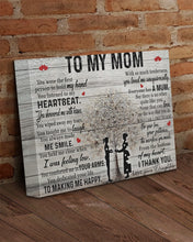 Load image into Gallery viewer, Daughter Gift For Mom When I Was Feeling Low Matte Canvas
