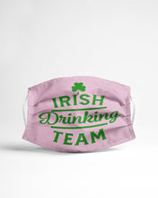 Load image into Gallery viewer, Irsih Drinking Team Green Shamrock St Patrick's Day Cloth Face Mask
