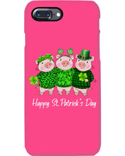Load image into Gallery viewer, Pig Wear Plaid Shirt And Top Hat St Patrick's Day Gift Phone case
