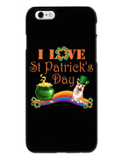 Load image into Gallery viewer, Corgi Sitting On Rainbow I Love St Patrick's Day Gift For Dog Lovers Phone case
