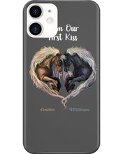 Load image into Gallery viewer, Horses From Our First Kiss Custom Name Gift For Girlfriend Phone case
